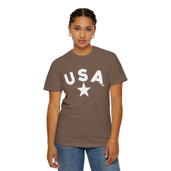 USA Star Unisex Garment-Dyed T-Shirt, Casual Tee, Summer Wear, Patriotic Apparel, Independence Day Gift - Image 23
