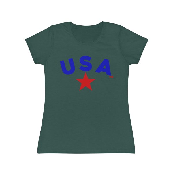 USA Iconic Women's T-Shirt - Casual Comfort for Proud Americans - Image 17