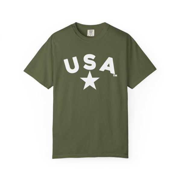 USA Star Unisex Garment-Dyed T-Shirt, Casual Tee, Summer Wear, Patriotic Apparel, Independence Day Gift - Image 31