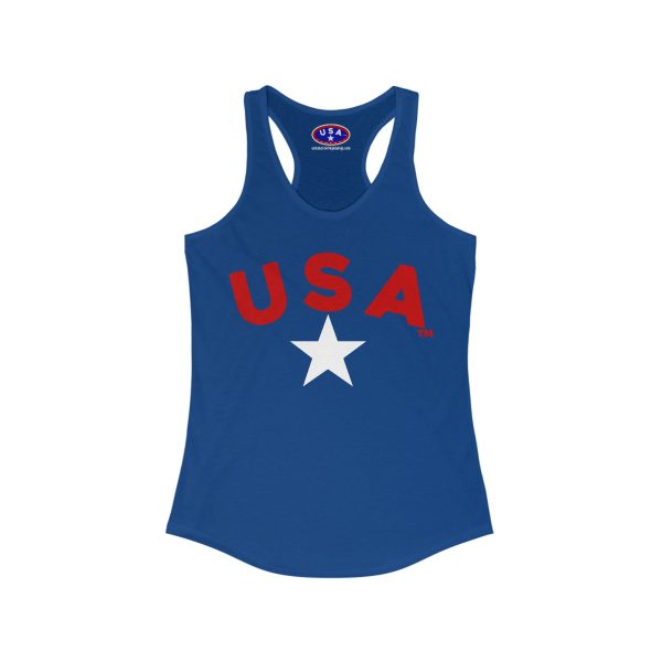 Women's USA NEXT LEVEL Racerback Tank Top - Perfect for Summer, Gym, and Patriotic Celebrations, Fitness Wear, Cute Casual Outfit - Image 17