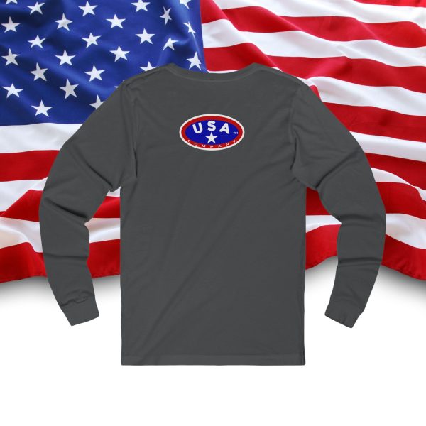 Patriotic  Long Sleeve Tee, USA Flag Shirt, Independence Day Outfits, Fourth of July Apparel, Unisex Graphic Tee, Casual American Style - Image 14