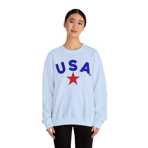 USA Graphic Crewneck Sweatshirt - Unisex Heavy Blend™ - Perfect for Patriotic Celebrations - Image 24