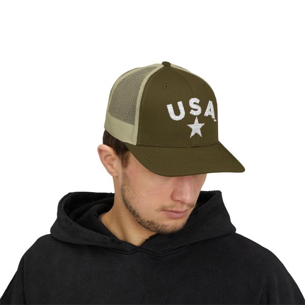 Red USA Snapback Trucker Cap, Patriotic Hat, Independence Day, Summer Festivals,  Casual Style, Outdoor Events, Gift for Him - Image 31