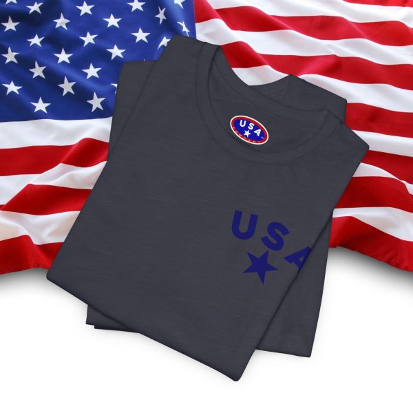 USA Stars Unisex Jersey Tee - Casual Americana T-Shirt - Image 58