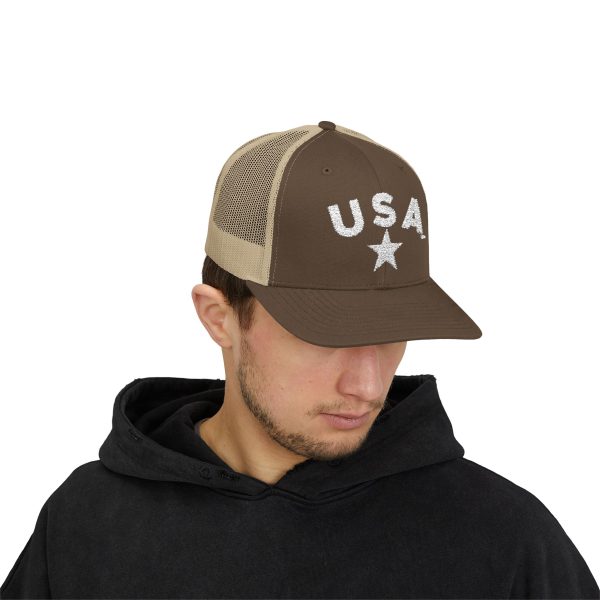 Red USA Snapback Trucker Cap, Patriotic Hat, Independence Day, Summer Festivals,  Casual Style, Outdoor Events, Gift for Him - Image 23