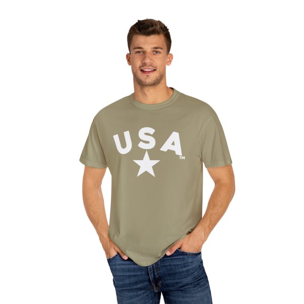USA Star Unisex Garment-Dyed T-Shirt, Casual Tee, Summer Wear, Patriotic Apparel, Independence Day Gift - Image 16