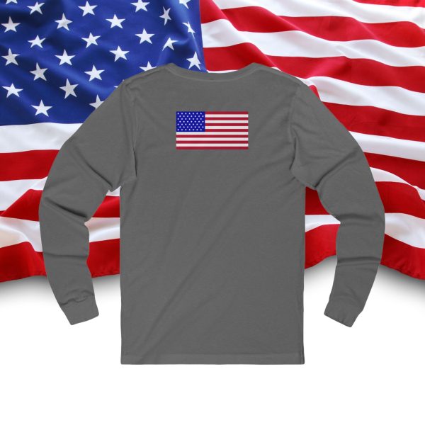 Patriotic Long Sleeve Tee, USA Graphic Tee for Independence Day, Casual Wear, Gift for Veterans, Unisex T-Shirt, Fourth of July [...] - Image 8