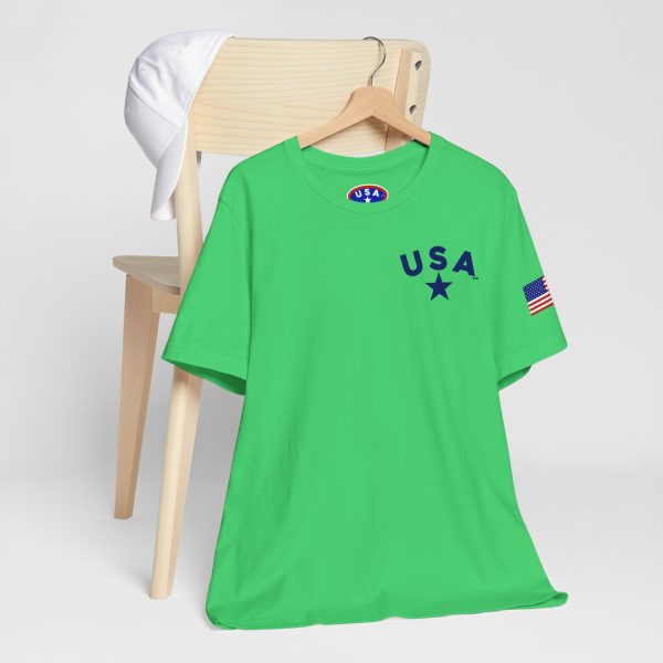 USA Stars Unisex Jersey Tee - Casual Americana T-Shirt - Image 35