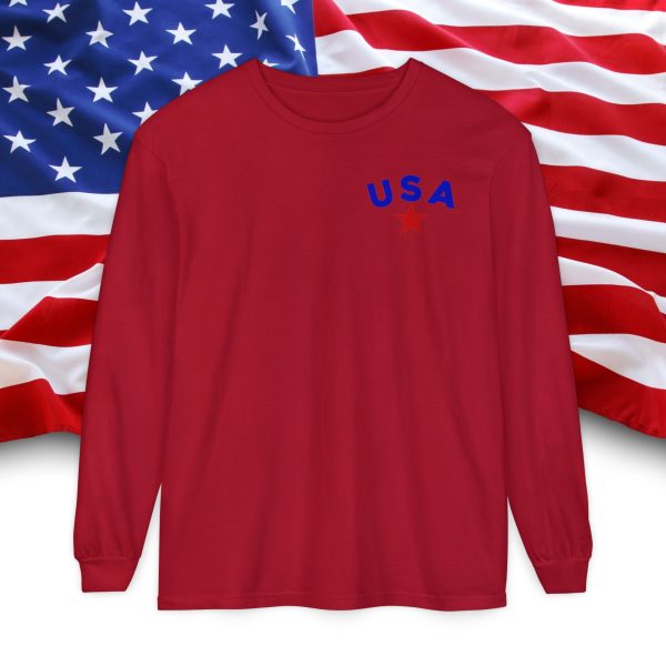 Garment-Dyed Long Sleeve Tee - Cozy, Stylish,  Eco-Friendly Shirt for All Occasions, Perfect for Fall, Casual Wear, Gifts - Image 41