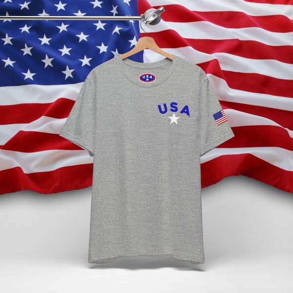 USA Stars Unisex Jersey Tee - Casual Americana T-Shirt - Image 49