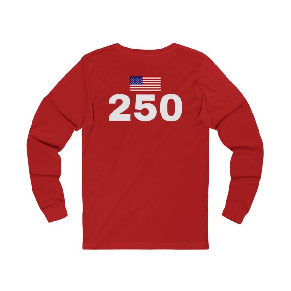 Vintage USA Patch Long Sleeve Tee, Retro USA T-Shirt, Casual Layering Tee, Unisex Long Sleeve Shirt, Holiday Gift Idea - Image 16