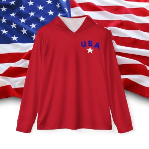 Men's USA Stars Sports Warmup Hoodie - Lightweight Athletic Pullover