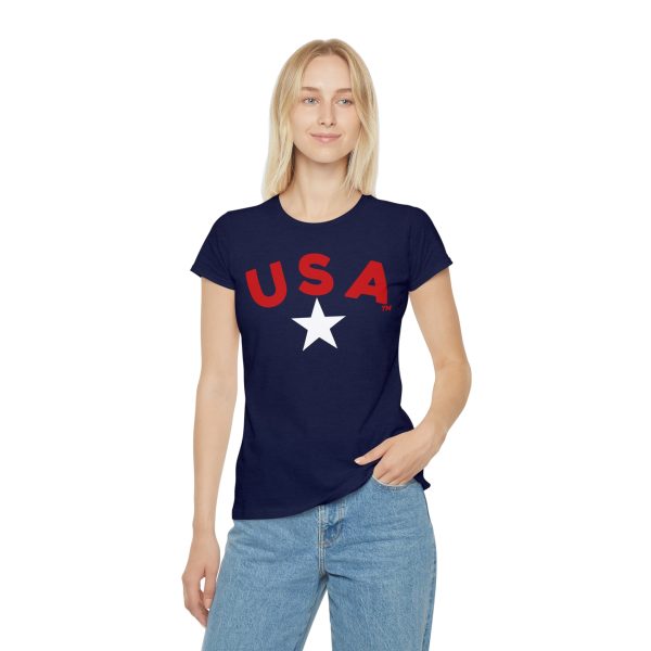 USA Iconic Women's T-Shirt - Casual Comfort for Proud Americans - Image 27