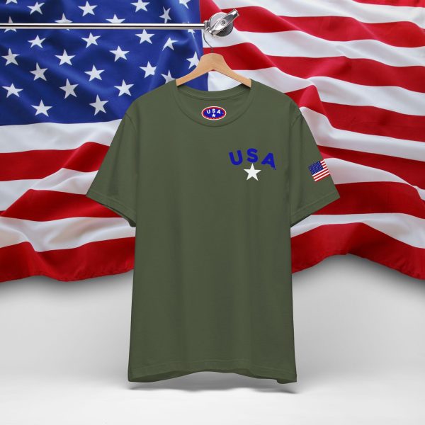 USA Stars Unisex Jersey Tee - Casual Americana T-Shirt - Image 29