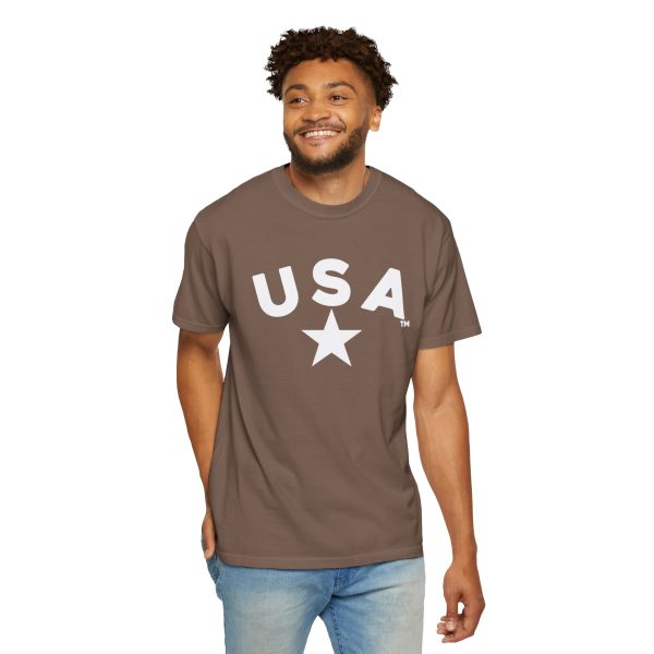USA Star Unisex Garment-Dyed T-Shirt, Casual Tee, Summer Wear, Patriotic Apparel, Independence Day Gift - Image 24
