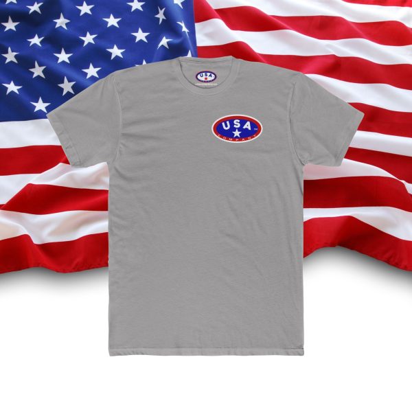 U S A COMPANY OFFICIAL LOGO - NEXT LEVEL  3600 Patriotic Unisex Cotton Crew Tee - Perfect for Independence Day and Celebrations - Image 4