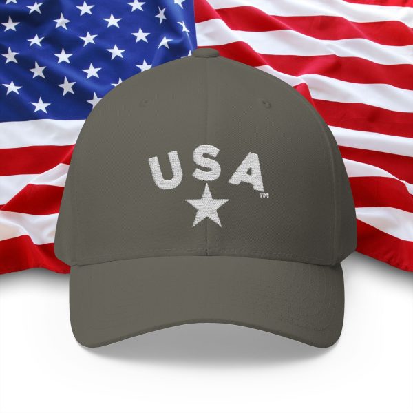Patriotic USA Embroidered Cap | Structured Baseball Hat for Independence Day, Gifts for Veterans, Casual Everyday Wear, Outdoor Activities - Image 5