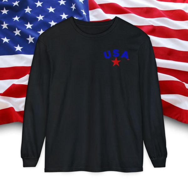 Garment-Dyed Long Sleeve Tee - Cozy, Stylish,  Eco-Friendly Shirt for All Occasions, Perfect for Fall, Casual Wear, Gifts - Image 37