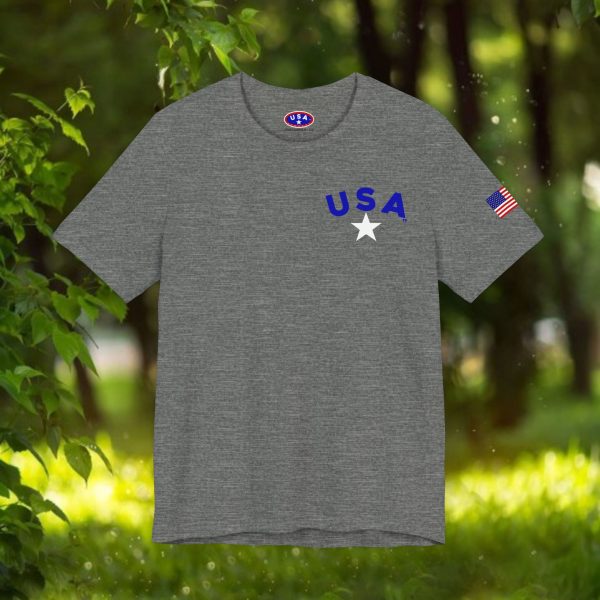 USA Stars Unisex Jersey Tee - Casual Americana T-Shirt