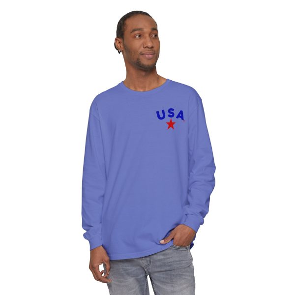 Garment-Dyed Long Sleeve Tee - Cozy, Stylish,  Eco-Friendly Shirt for All Occasions, Perfect for Fall, Casual Wear, Gifts - Image 31