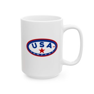 Vibrant USA Ceramic Mug - Perfect for Independence Day, Coffee Lovers, Housewarming Gift, Travel Souvenir, Daily Use