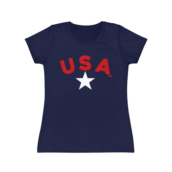 USA Iconic Women's T-Shirt - Casual Comfort for Proud Americans - Image 25