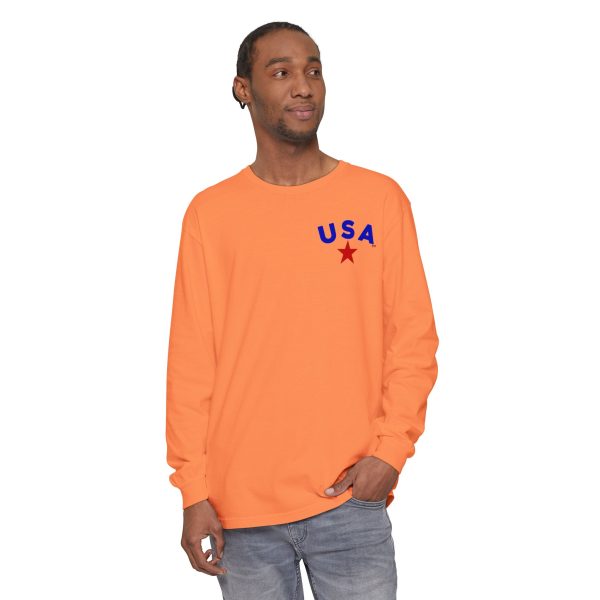 Garment-Dyed Long Sleeve Tee - Cozy, Stylish,  Eco-Friendly Shirt for All Occasions, Perfect for Fall, Casual Wear, Gifts - Image 7