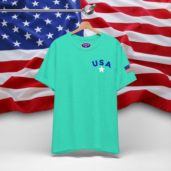 USA Stars Unisex Jersey Tee - Casual Americana T-Shirt - Image 39