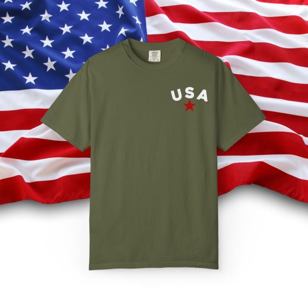 U S A COMFORT COLORS T-SHIRT - Image 14