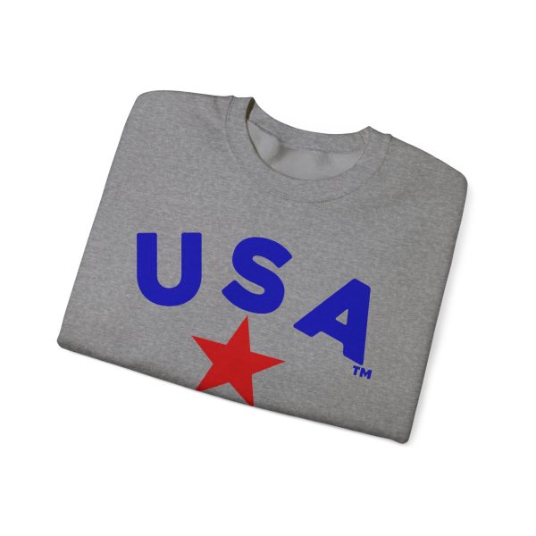 USA Graphic Crewneck Sweatshirt - Unisex Heavy Blend™ - Perfect for Patriotic Celebrations - Image 15
