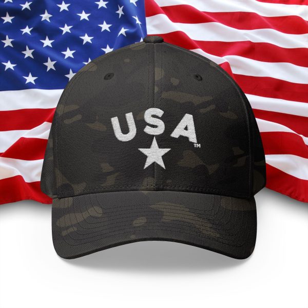 Patriotic Embroidered Cap, USA Hat, Closed-Back Structured Cap, Independence Day Gift, Summer Accessories, Baseball Cap, Casual Headwear - Image 13