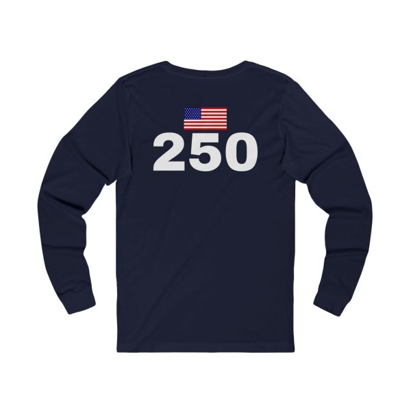Vintage USA Patch Long Sleeve Tee, Retro USA T-Shirt, Casual Layering Tee, Unisex Long Sleeve Shirt, Holiday Gift Idea - Image 14