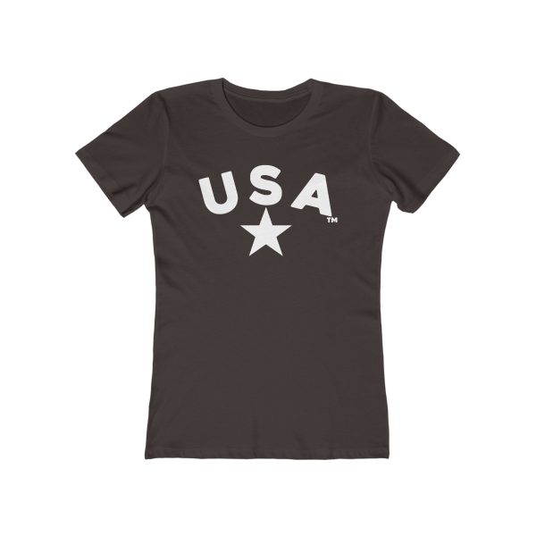 U S A NEXT LEVEL Womens Boyfriend Tee - Casual Style - Image 5