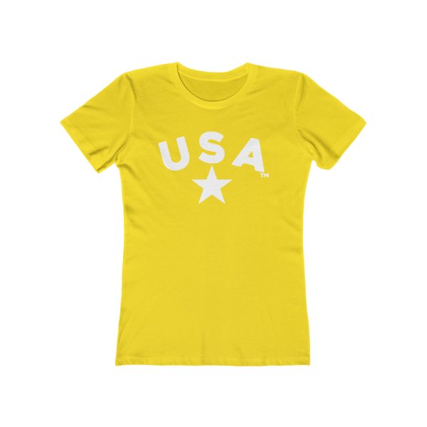 U S A NEXT LEVEL Womens Boyfriend Tee - Casual Style - Image 9