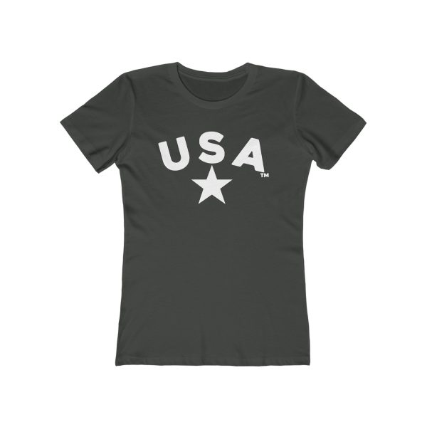 U S A NEXT LEVEL Womens Boyfriend Tee - Casual Style - Image 13