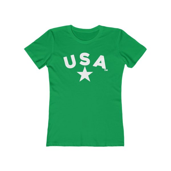 U S A NEXT LEVEL Womens Boyfriend Tee - Casual Style - Image 15