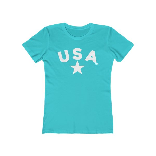 U S A NEXT LEVEL Womens Boyfriend Tee - Casual Style - Image 17