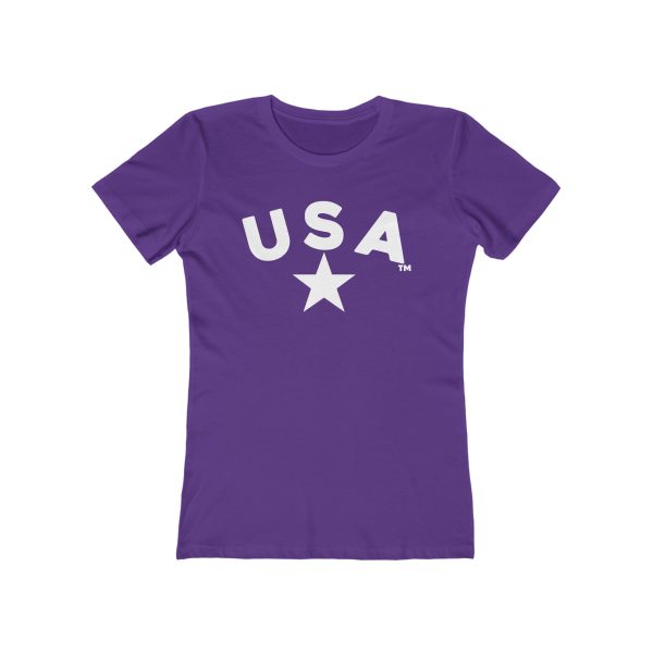 U S A NEXT LEVEL Womens Boyfriend Tee - Casual Style - Image 23