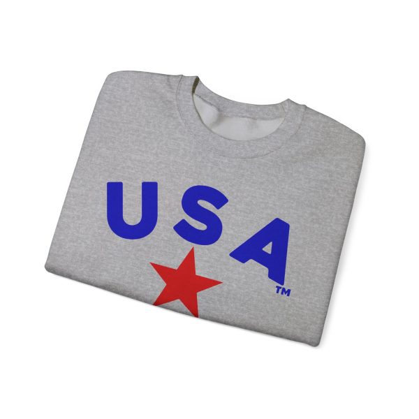 USA Graphic Crewneck Sweatshirt - Unisex Heavy Blend™ - Perfect for Patriotic Celebrations - Image 11