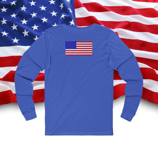 Patriotic Long Sleeve Tee, USA Graphic Tee for Independence Day, Casual Wear, Gift for Veterans, Unisex T-Shirt, Fourth of July [...] - Image 16