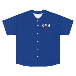 Men's USA Baseball Jersey - Casual Sportswear for Game Day and Celebrations