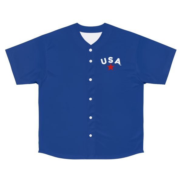 Men's USA Baseball Jersey - Casual Sportswear for Game Day and Celebrations