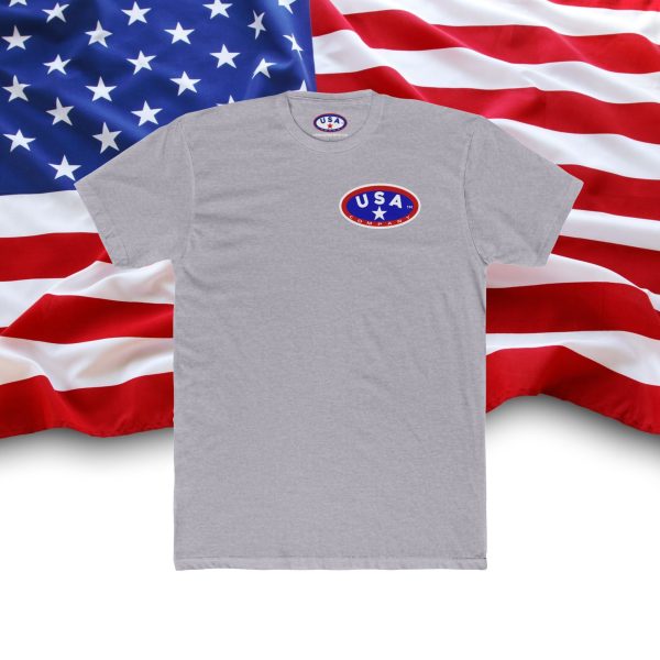 U S A COMPANY OFFICIAL LOGO - NEXT LEVEL  3600 Patriotic Unisex Cotton Crew Tee - Perfect for Independence Day and Celebrations - Image 7