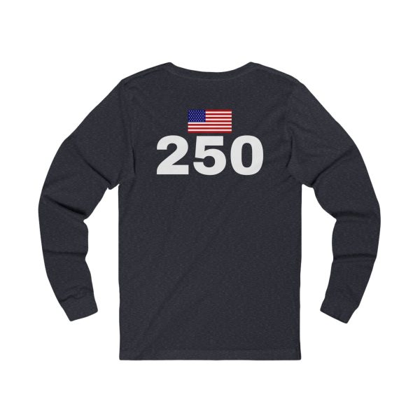 Vintage USA Patch Long Sleeve Tee, Retro USA T-Shirt, Casual Layering Tee, Unisex Long Sleeve Shirt, Holiday Gift Idea - Image 12