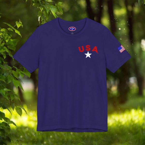 USA Stars Unisex Jersey Tee - Casual Americana T-Shirt - Image 61