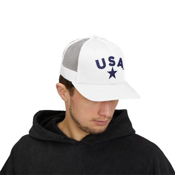 USA Star Snapback Trucker Cap for Patriotic Events, Perfect Gift for  Independence Day, Outdoor Activities, Casual Wear, Summer Fun - Image 3