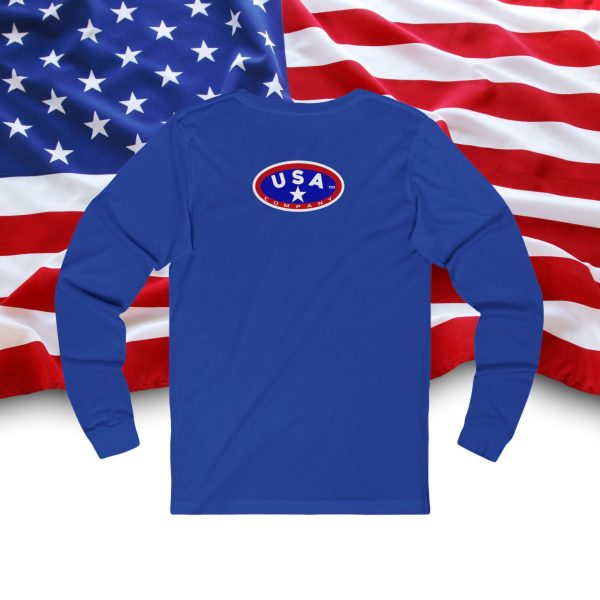 Patriotic  Long Sleeve Tee, USA Flag Shirt, Independence Day Outfits, Fourth of July Apparel, Unisex Graphic Tee, Casual American Style - Image 12