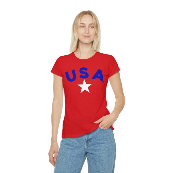 USA Iconic Women's T-Shirt - Casual Comfort for Proud Americans - Image 31
