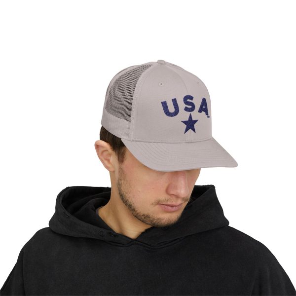 USA Star Snapback Trucker Cap for Patriotic Events, Perfect Gift for  Independence Day, Outdoor Activities, Casual Wear, Summer Fun - Image 7