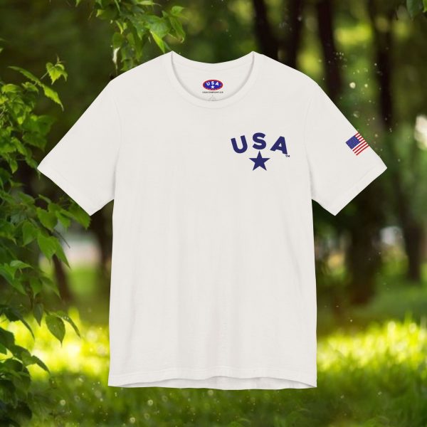 USA Stars Unisex Jersey Tee - Casual Americana T-Shirt - Image 11
